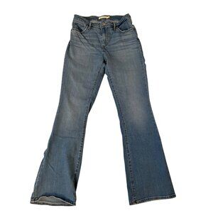Levi's 725 High Rise Bootcut Jeans Women's Size 29 Medium Wash Blue Denim